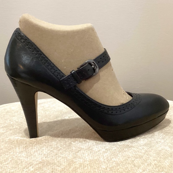 Franco Sarto Leather Mary Jane Stiletto - 7M - Picture 1 of 12